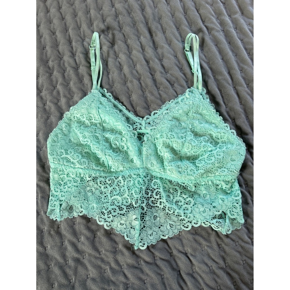 Jessica Simpson Mint Green Lace Bralette Women's Lingerie‎ Top